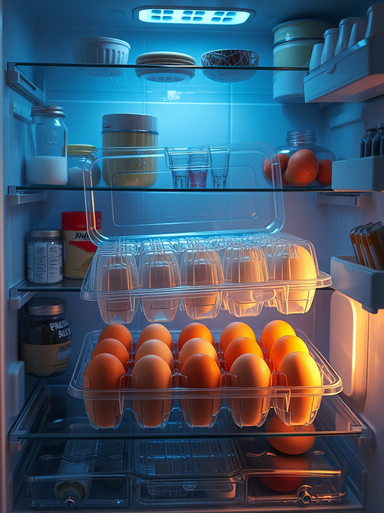Snapware egg carrier features