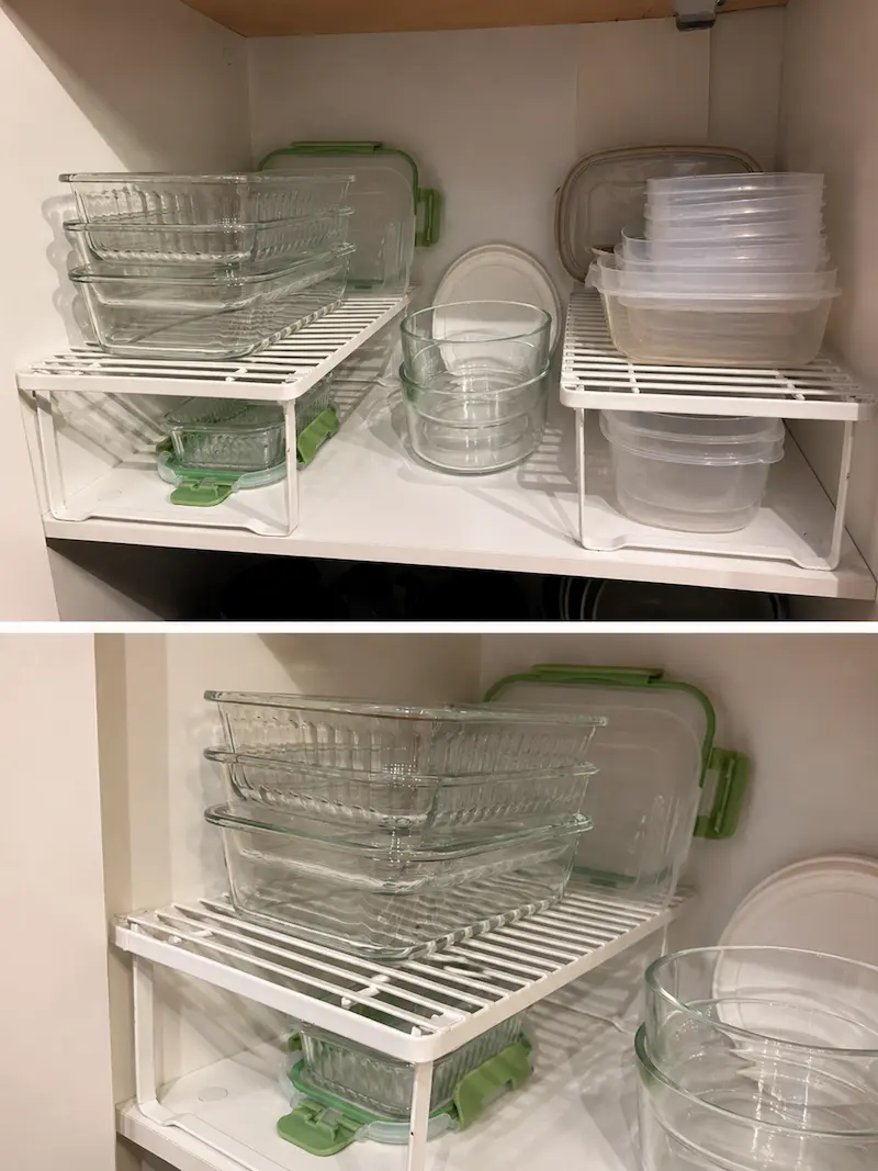 Amazon Basics stackable shelves review