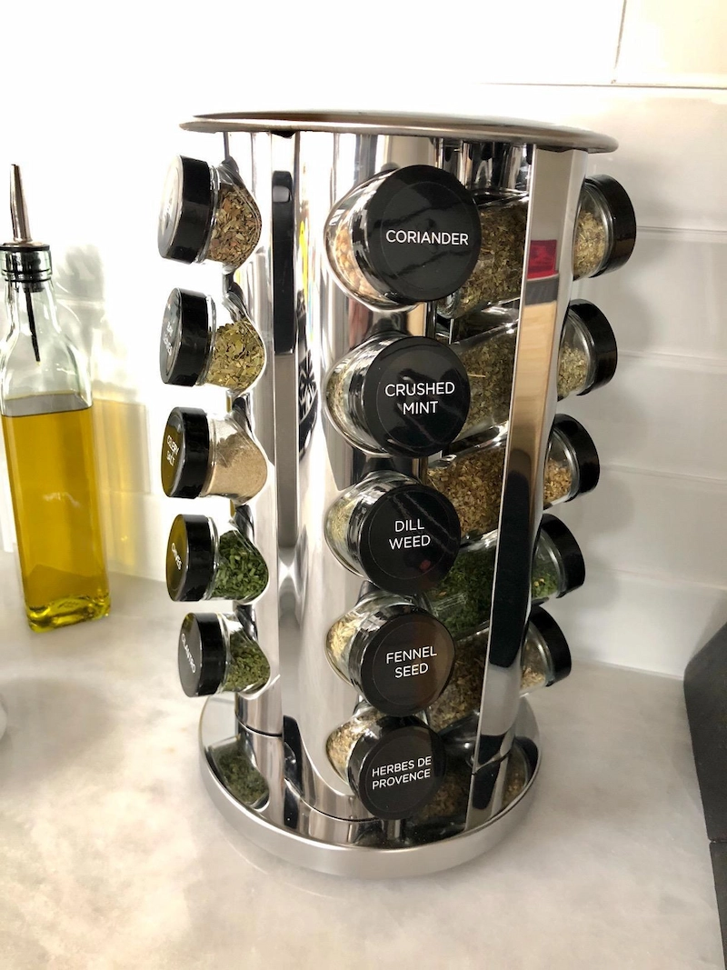Kamenstein spice rack complete setup